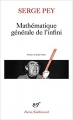 Couverture Mathématique générale de l'infini Editions Gallimard  (Poésie) 2018
