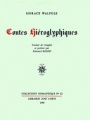 Couverture Contes hiéroglyphiques Editions José Corti 1989