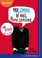 Couverture Moi, Simon, 16 ans, homo sapiens / Love, Simon Editions Audiolib 2018
