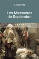 Couverture Les massacres de septembre Editions Tallandier (Texto) 2017