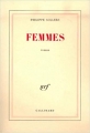 Couverture Femmes Editions Gallimard  (Blanche) 1983