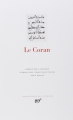 Couverture Le Coran Editions Gallimard  (Bibliothèque de la Pléiade) 1967