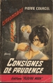 Couverture Consignes de prudence Editions Fleuve (Noir) 1967