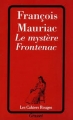 Couverture Le mystère Frontenac Editions Grasset (Les Cahiers Rouges) 1996