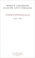Couverture Correspondance : 1942-1982 Editions Seuil (La librairie du XXIe siècle) 2018