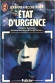 Couverture Etat d'Urgence Editions J'ai Lu (Policier) 1987