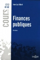 Couverture Finances publiques Editions Dalloz (Cours Dalloz) 2017