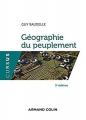 Couverture Géographie Du Peuplement Editions Armand Colin (Cursus) 2016