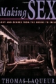 Couverture La fabrique du sexe : Essai sur le corps et le genre en Occident Editions Harvard University Press 1992