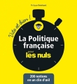 Couverture La politique française pour les nuls Editions First (Pour les nuls) 2018