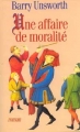 Couverture Une affaire de moralité Editions France Loisirs 1997