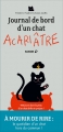 Couverture Journal de bord d'un chat chat acariâtre Editions France Loisirs 2018
