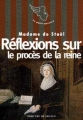 Couverture Réflexion sur le procès de la reine Editions Mercure de France (Le petit mercure) 1996