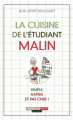 Couverture La cuisine de l'étudiant malin Editions Quotidien Malin 2017