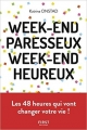 Couverture Week-end paresseux week-end heureux Editions First 2017