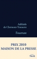 Couverture Fourrure Editions Stock 2010