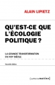 Couverture Qu'est-ce que l'écologie politique ? Editions Les Petits matins 2012