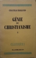 Couverture Génie du christianisme, tome 1 Editions Flammarion 1940
