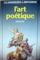 Couverture L'art poétique Editions Larousse (Classiques) 1972