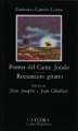 Couverture Poema del Cante Jondo ; Romancero Gitano Editions Catedra (Letras Hispánicas ) 2006
