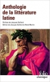 Couverture Anthologie de la littérature latine Editions Folio  (Classique) 2005