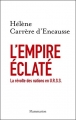 Couverture L'empire éclaté Editions Flammarion 2016