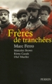 Couverture Frères de tranchées Editions Perrin 2005
