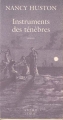 Couverture Instruments des ténèbres Editions Actes Sud 1996