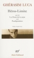 Couverture Héros-Limite Editions Gallimard  (Poésie) 2001