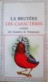 Couverture Les Caractères Editions Garnier Flammarion 1965