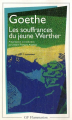 Couverture Les Souffrances du jeune Werther Editions Flammarion (GF) 1976