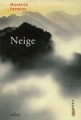 Couverture Neige / Neige. Editions Arléa 1999