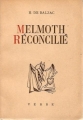 Couverture Melmoth Réconcilié Editions du Verbe 1946