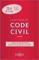 Couverture Code civil Editions Dalloz 2018