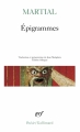 Couverture Epigrammes Editions Gallimard  (Poésie) 1992