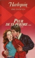 Couverture Peur de te perdre Editions Harlequin 1985