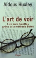 Couverture L'art de voir Editions Payot 2004