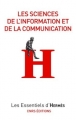 Couverture Les sciences de l'information et de la communication Editions CNRS 2009