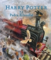 Couverture Harry Potter, illustré, tome 1 : Harry Potter à l'école des sorciers Editions Presença 2017