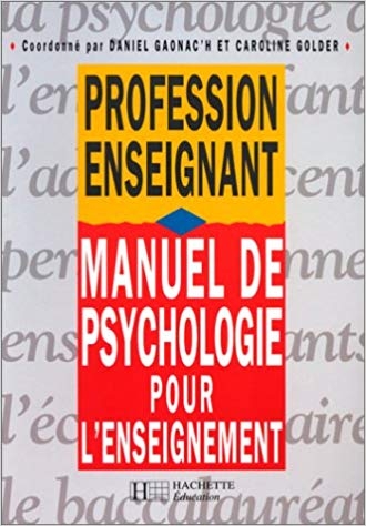 Couverture Manuel de psychologie pour l'enseignant