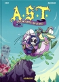 Couverture A.S.T., tome 5 : Aventures baveuses Editions Sarbacane 2018