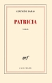 Couverture Patricia Editions Gallimard  (Blanche) 2017