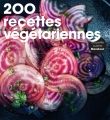 Couverture 200 recettes végétariennes Editions Marabout 2016