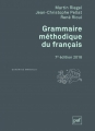 Couverture Grammaire méthodique du français Editions Presses universitaires de France (PUF) (Quadrige - Manuels) 2018