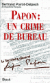Couverture Papon, un crime de bureau Editions Stock 1998