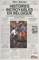Couverture Histoires incroyables en Belgique Editions Jourdan 2013