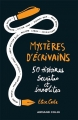 Couverture Mystères d'écrivains Editions Armand Colin 2018