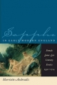 Couverture Sappho in Early Modern England Editions The University of Chicago Press 2001