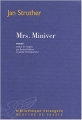 Couverture Mrs. Miniver Editions Mercure de France (Bibliothèque étrangère) 2008