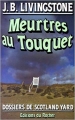 Couverture Meurtres au Touquet Editions du Rocher 1989